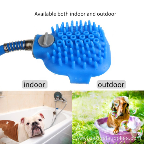 Pet Water Washing Brush Dog Sprayer Bath Brush